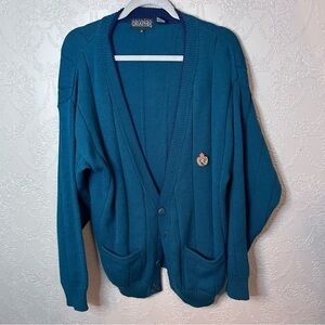 Vintage Sweater Graphix M grandpa cardigan great condition